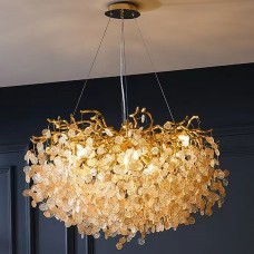 Φωτιστικό Κρεμαστό 6xG9 230V Χρυσαφί με Κρύσταλλα 955SMITH6